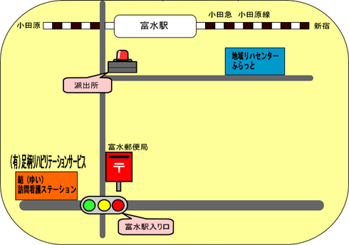 足柄リハビリテーションサービス地図